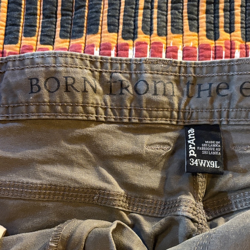 Prana Tan Utility Shorts - Picture 2 of 6